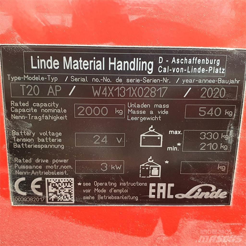 Linde T20AP kurz Low lifter
