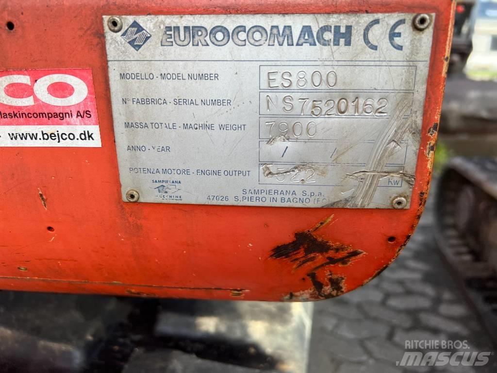 Eurocomach es800 Midi excavators  7t - 12t