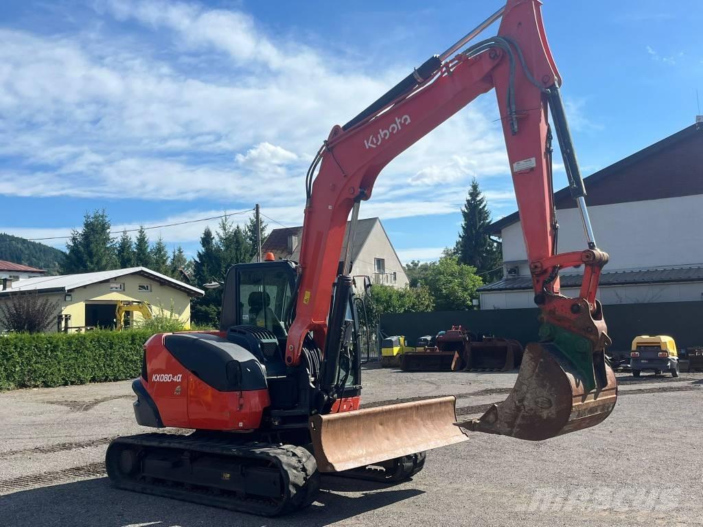 Kubota KX080 Midi excavators  7t - 12t