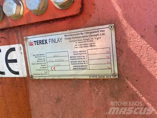 Terex Finlay 694T Mobile screeners