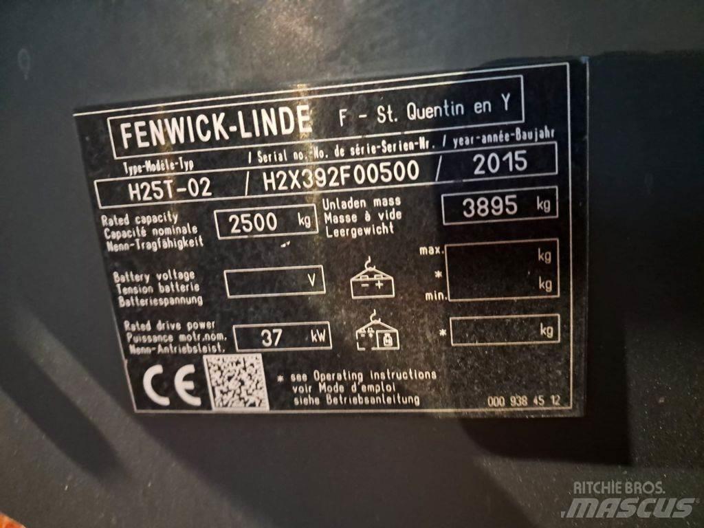 Linde H25T-02 LPG trucks