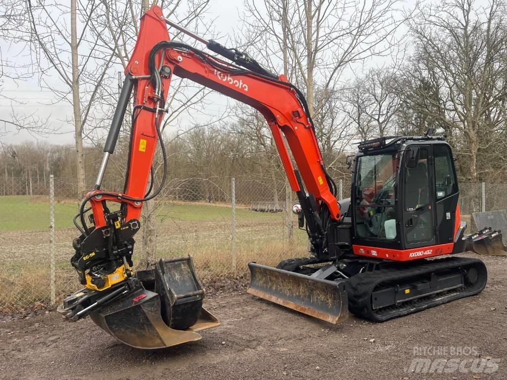 Kubota KX 080-4 Midi excavators  7t - 12t