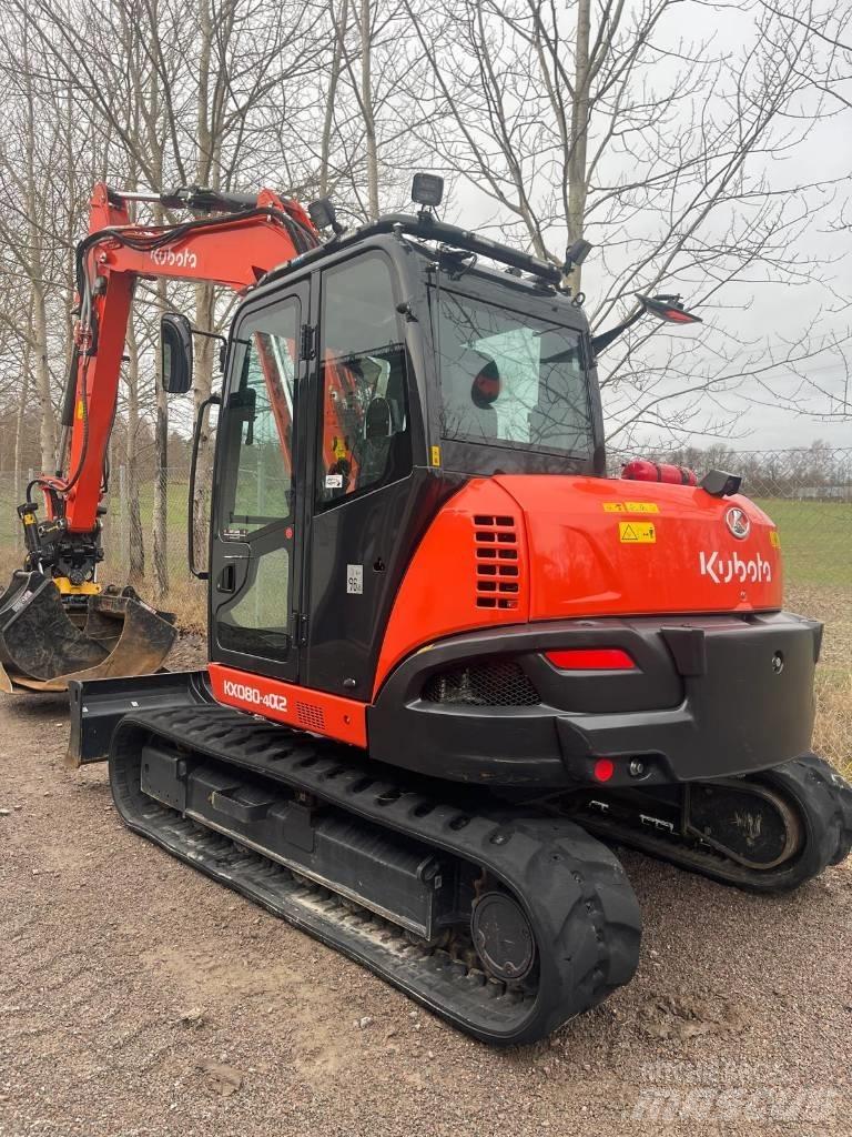 Kubota KX 080-4 Midi excavators  7t - 12t