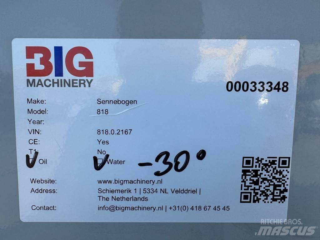 Sennebogen 818E Wheeled excavators