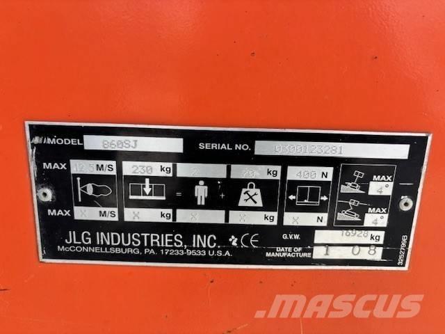 JLG 860 SJ Telescopic boom lifts