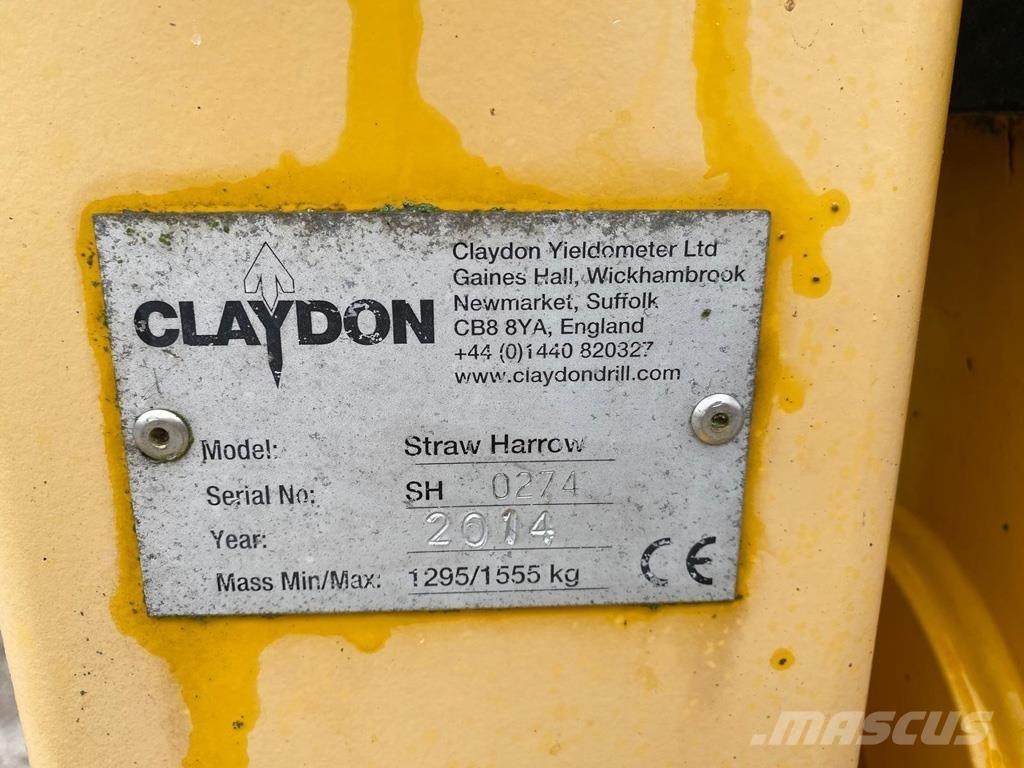 Claydon STRAW Pasture mowers and toppers