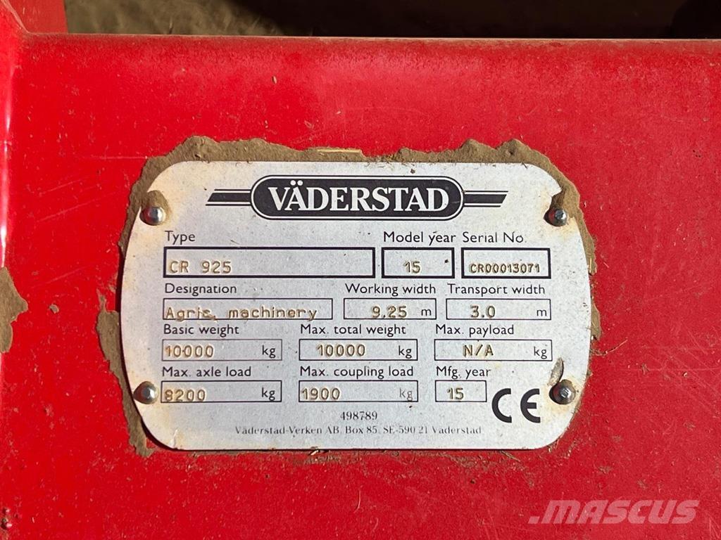 Väderstad CR925 Conventional ploughs