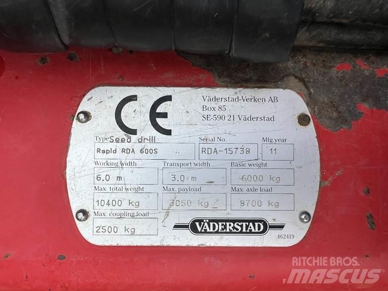 Väderstad RDA600S Drills