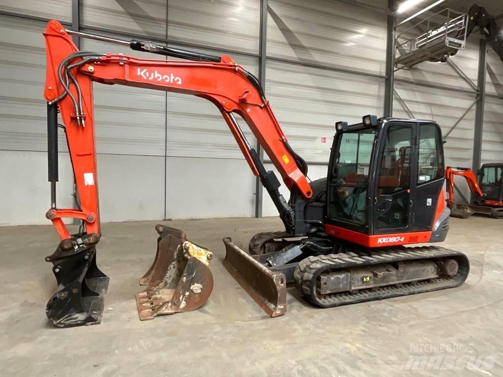Kubota KX 080-4 Midi excavators  7t - 12t