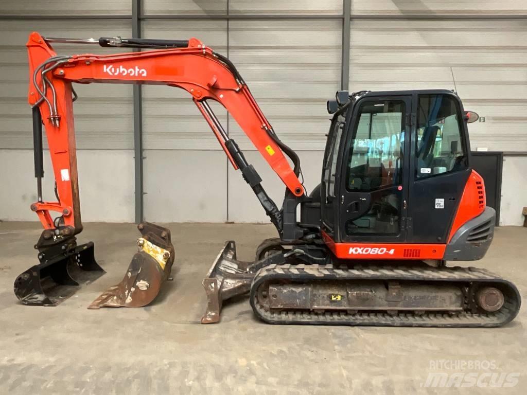 Kubota KX 080-4 Midi excavators  7t - 12t
