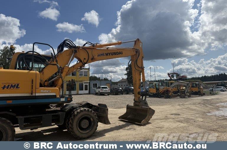 Hyundai Robex Wheeled excavators