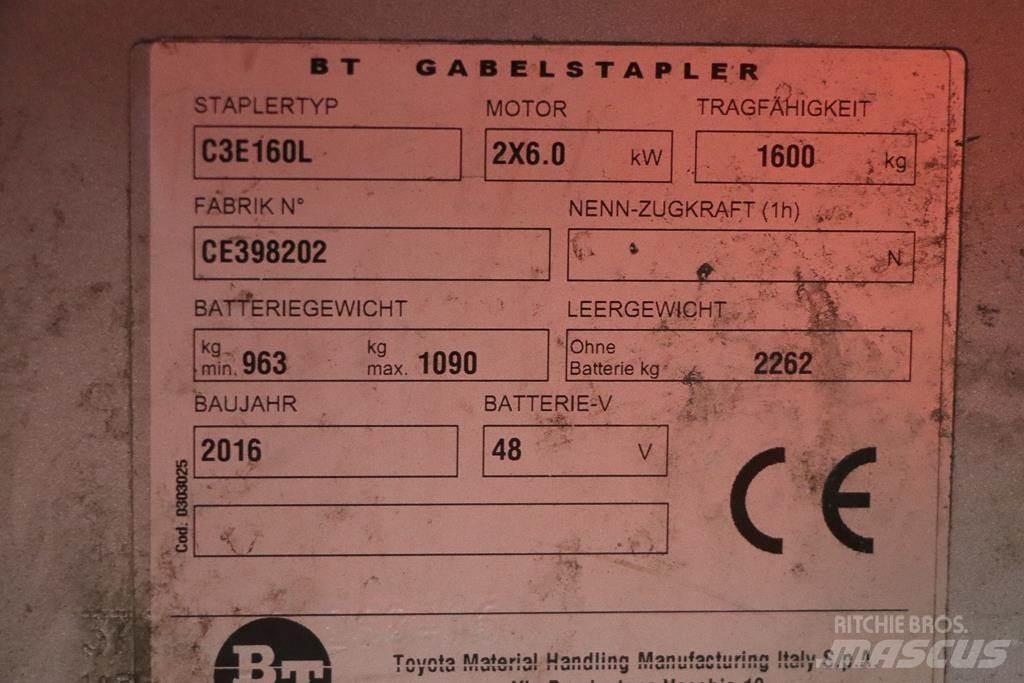 BT C3E160L Electric forklift trucks