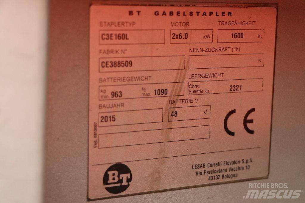 BT C3E160L Electric forklift trucks