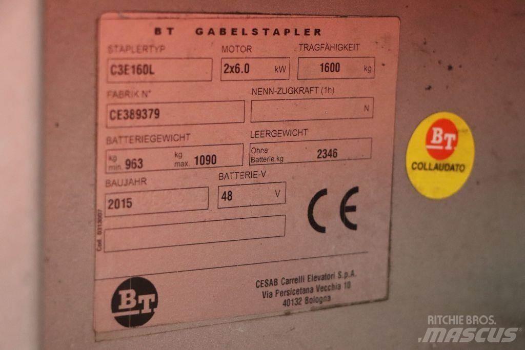 BT C3E160L Electric forklift trucks
