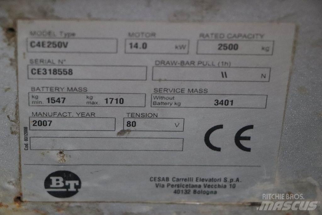 BT C4E250V Electric forklift trucks