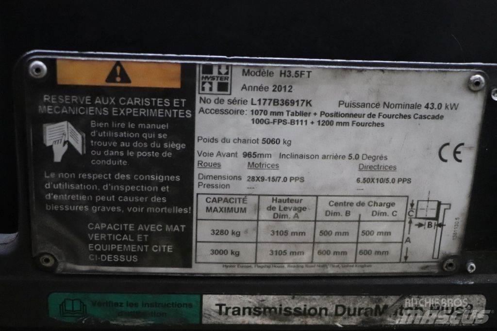 Hyster H3.5FT Diesel trucks