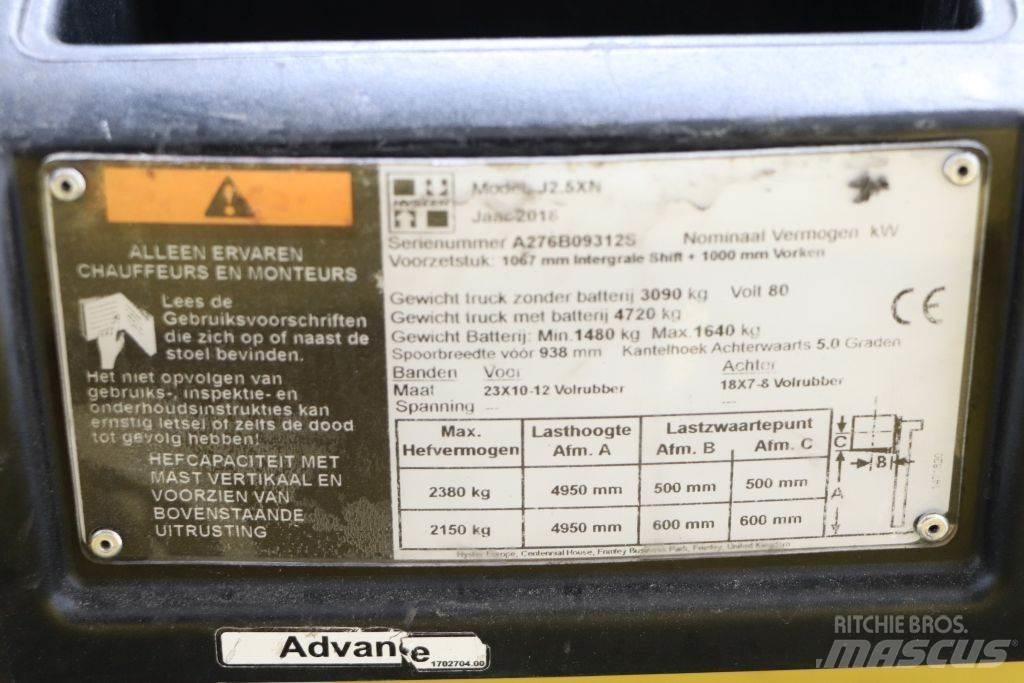 Hyster J2.5XN Electric forklift trucks