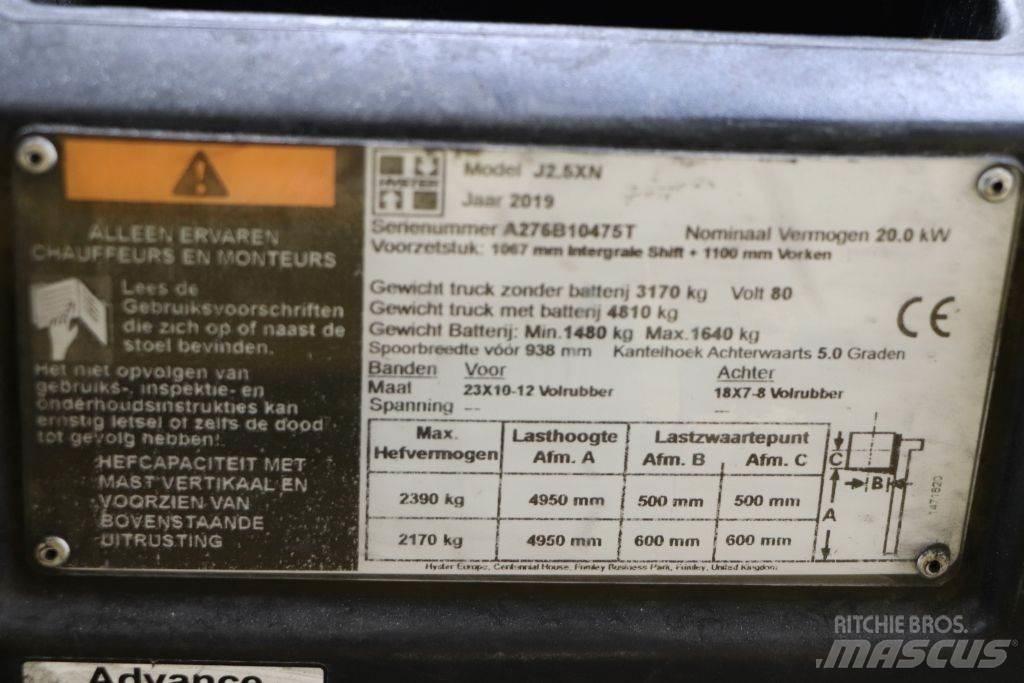 Hyster J2.5XN Electric forklift trucks
