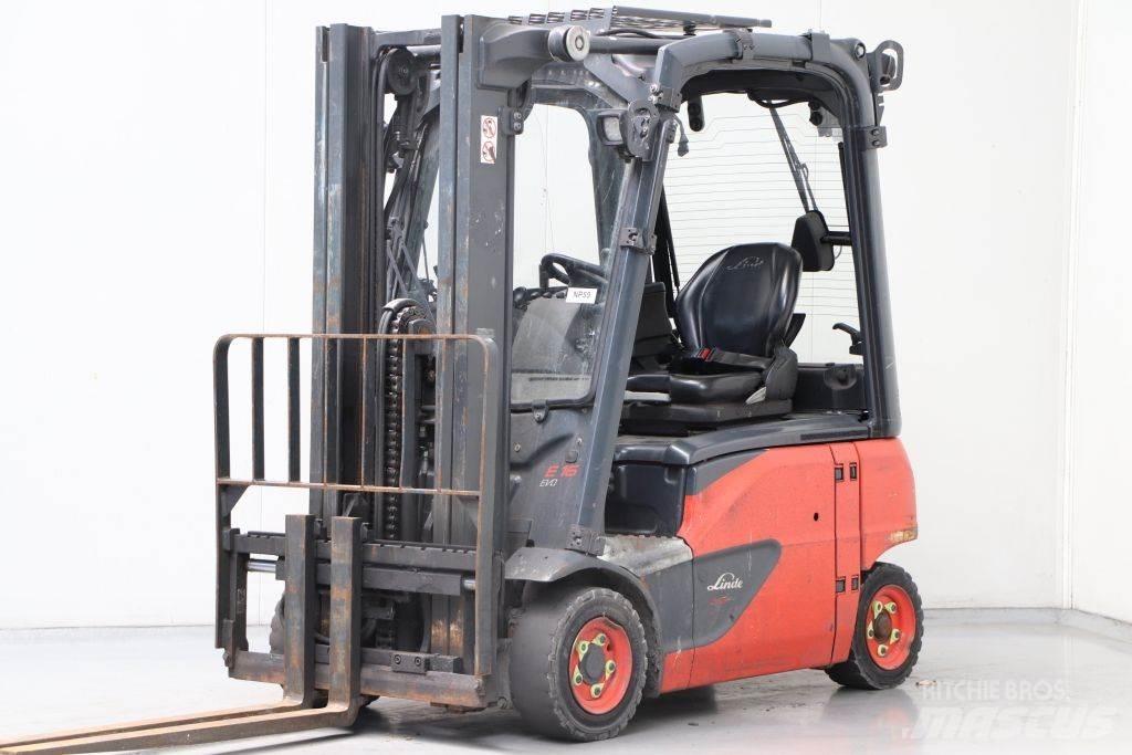Linde E16P-02 Electric forklift trucks