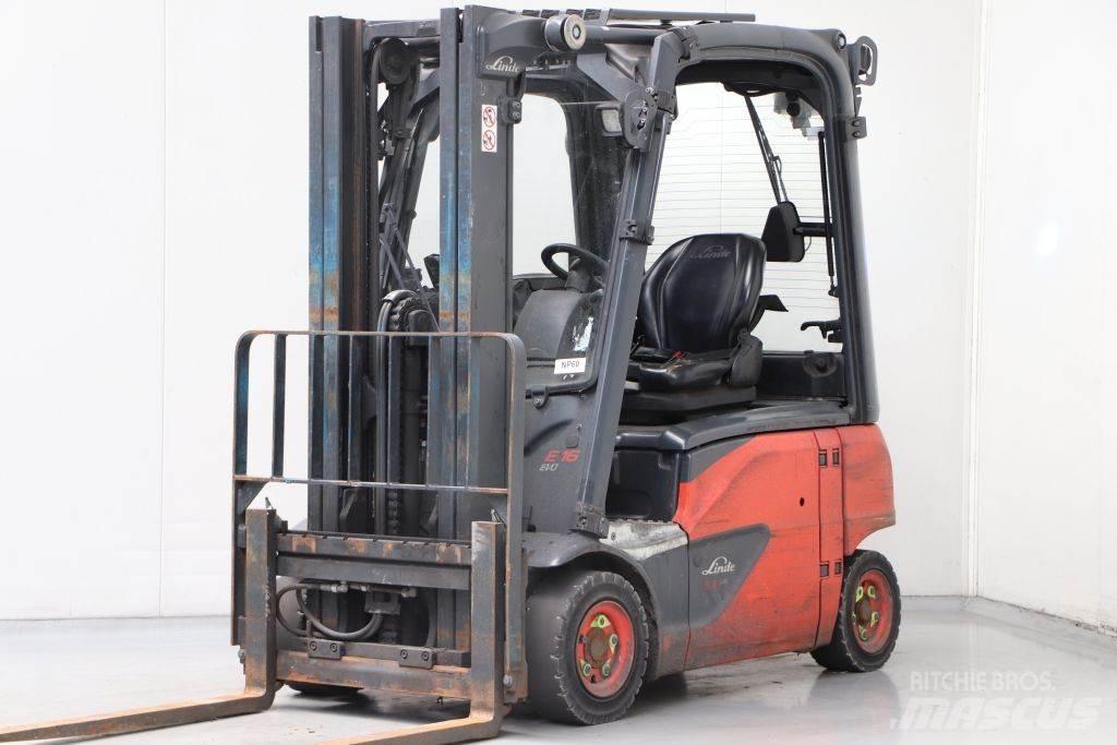 Linde E16P-02 Electric forklift trucks