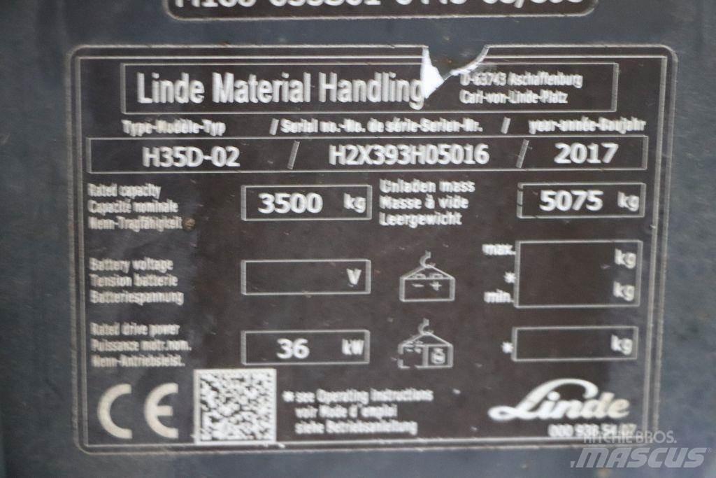 Linde H35D-02 Diesel trucks