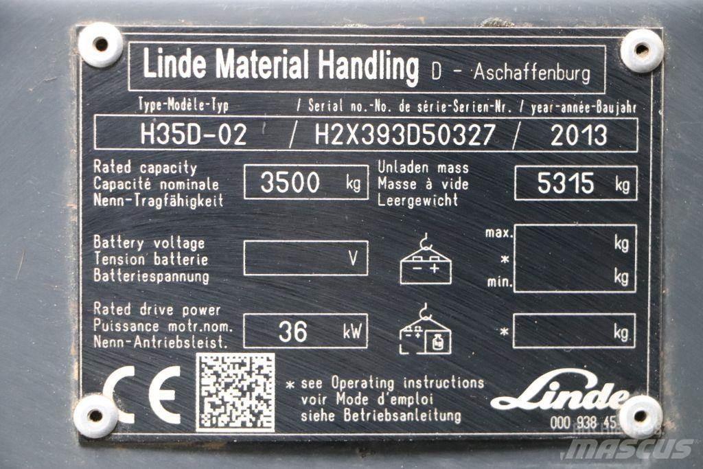 Linde H35D-02 Diesel trucks