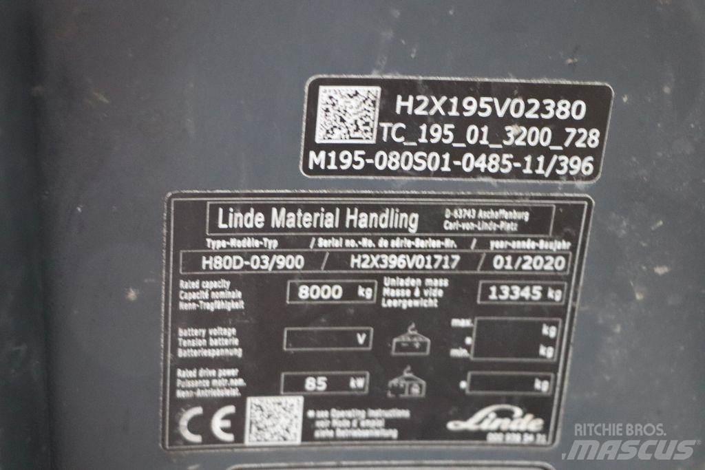 Linde H80D-03/900 Diesel trucks