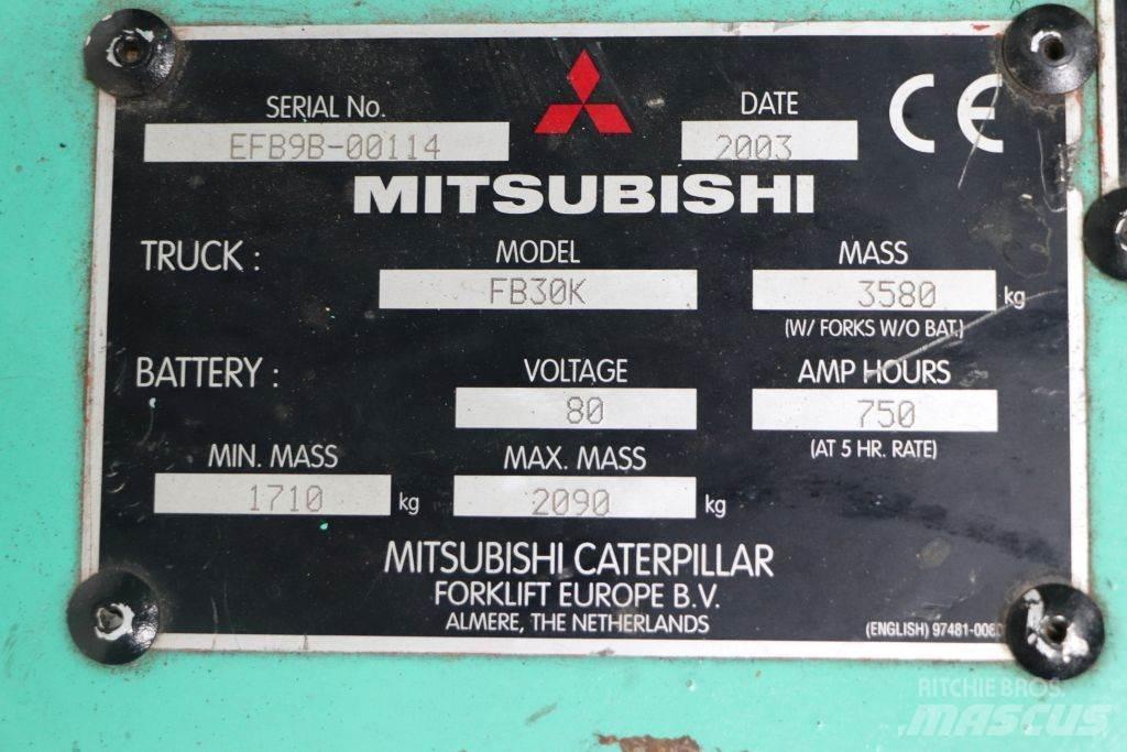Mitsubishi FB30K Electric forklift trucks