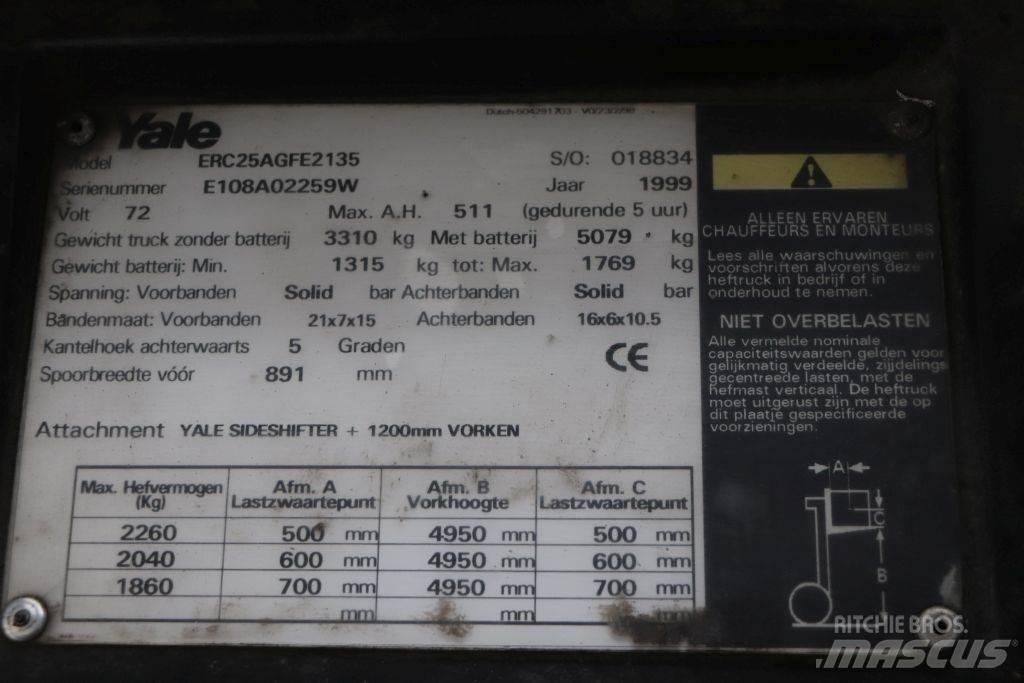 Yale ERC25AGF Electric forklift trucks