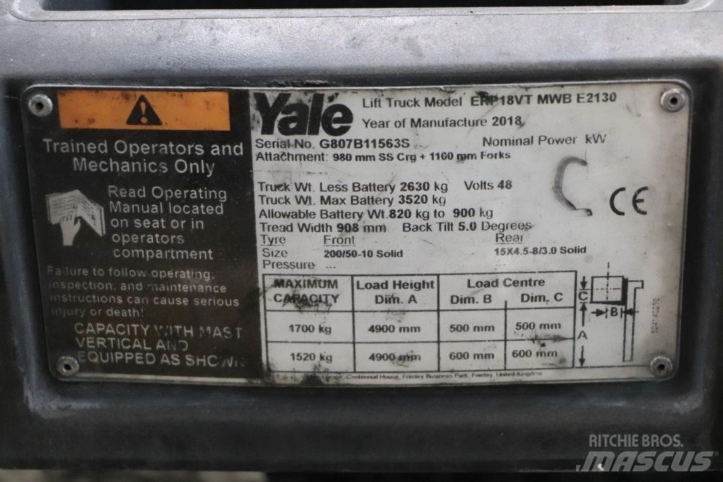 Yale ERP18VT Electric forklift trucks
