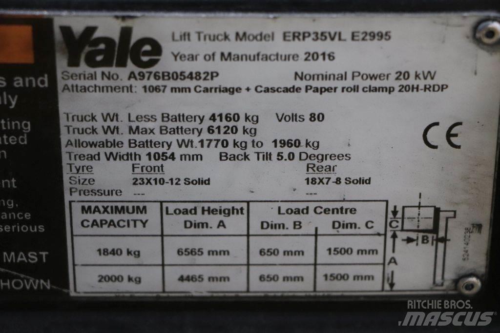 Yale ERP35VL Electric forklift trucks