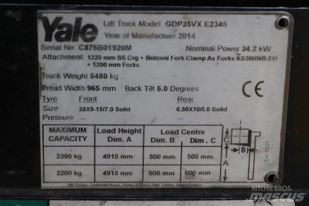 Yale GDP35VX Diesel trucks