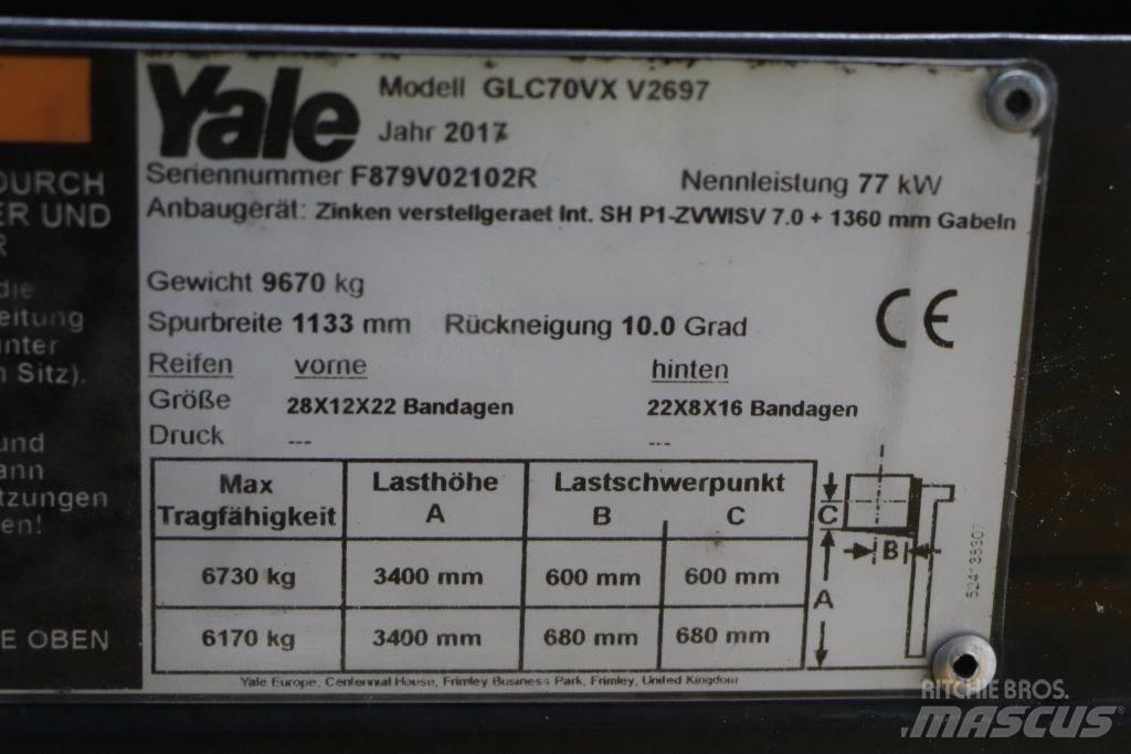 Yale GLC70VX LPG trucks