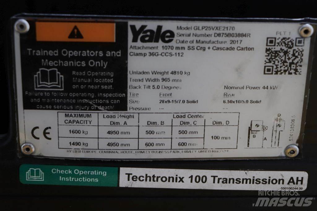 Yale GLP25VX LPG trucks