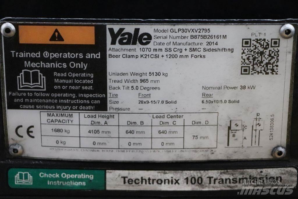 Yale GLP30VX LPG trucks