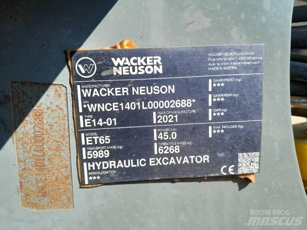 Wacker Neuson ET 65 Crawler excavators
