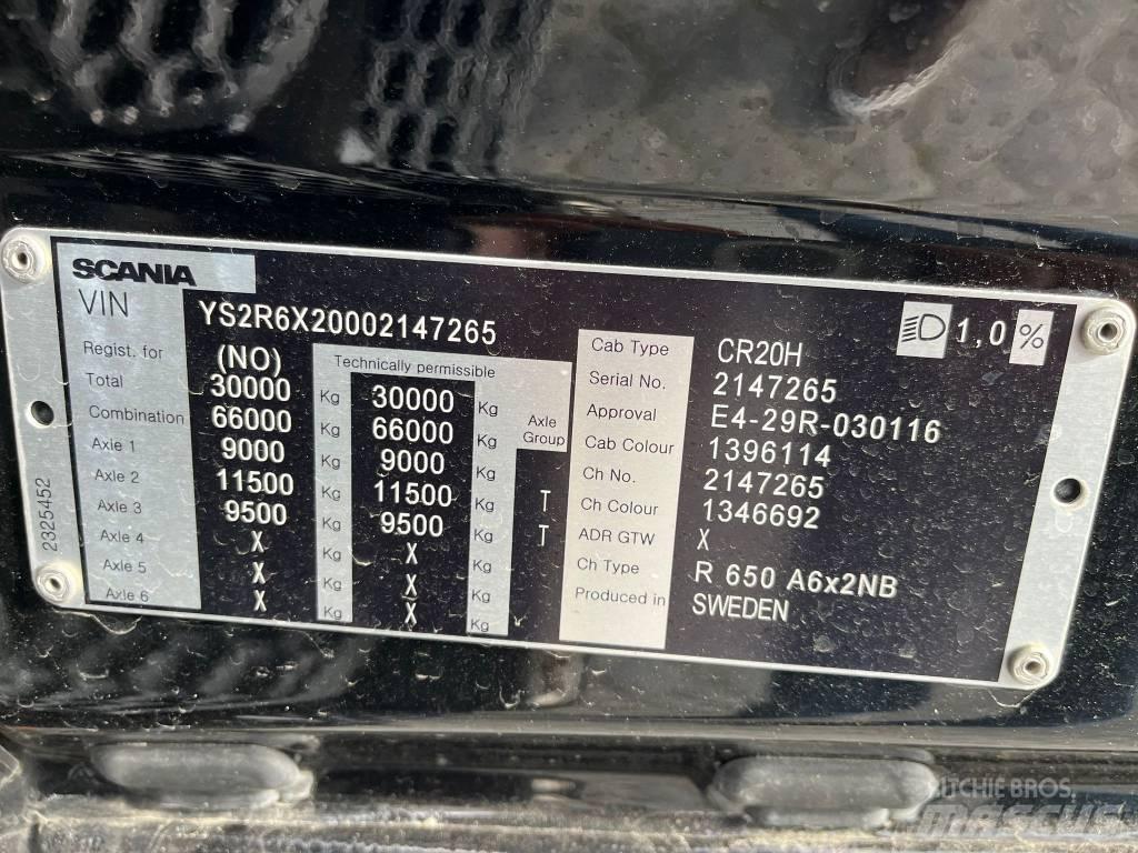 Scania R 650 Tractor Units