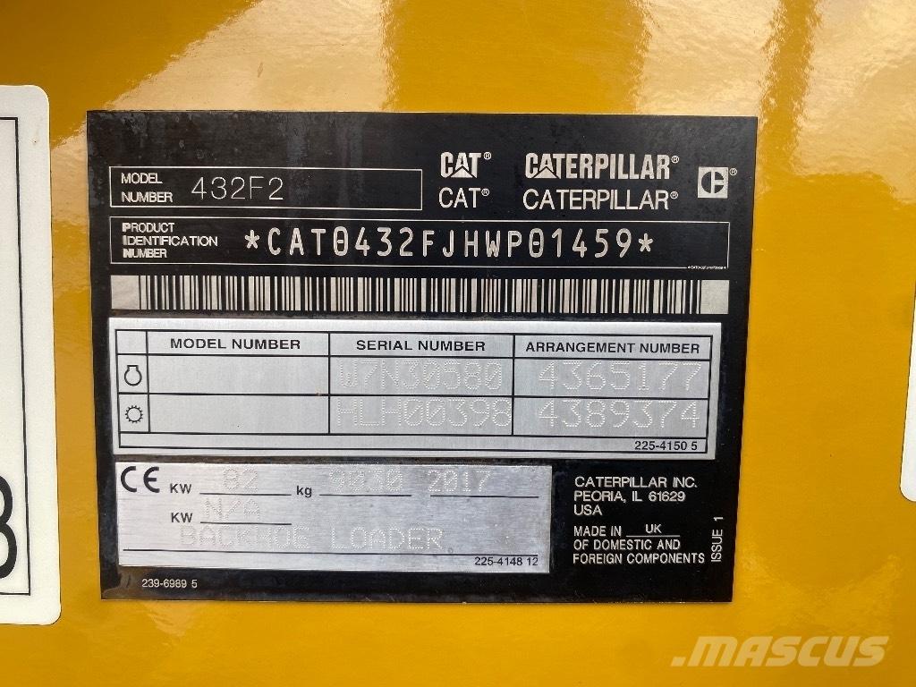CAT 432 F Backhoe loaders