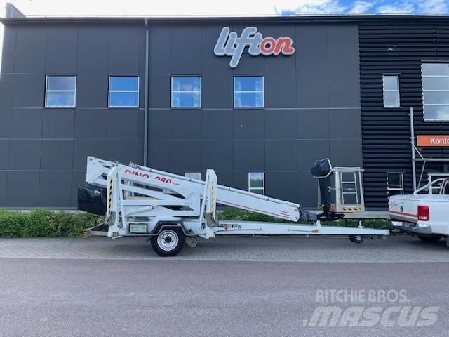 Dino 260 XTD Skylift Trailer mounted aerial platforms