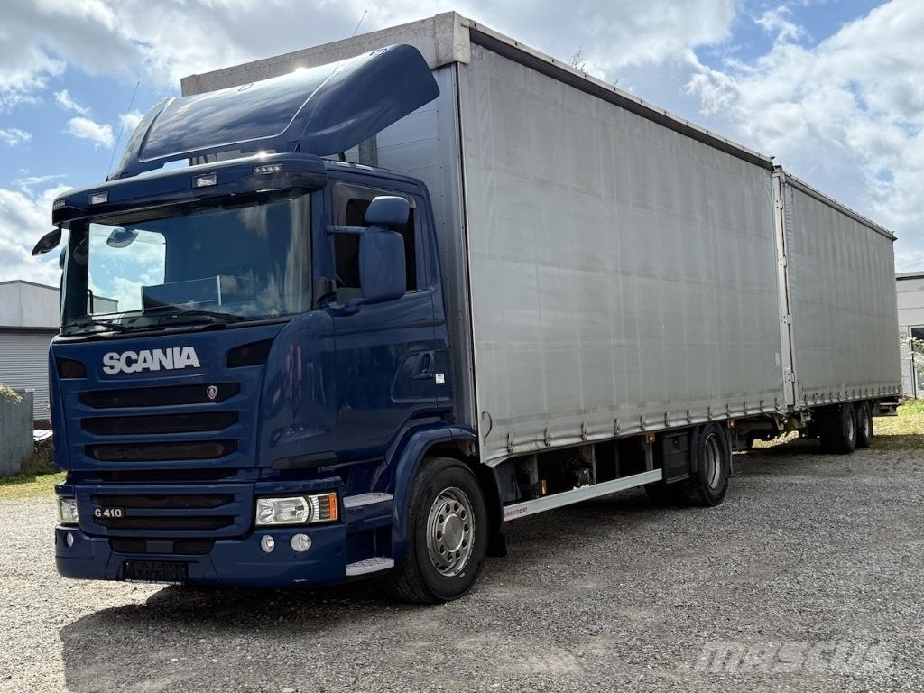 Scania G 410 Curtainsider trucks