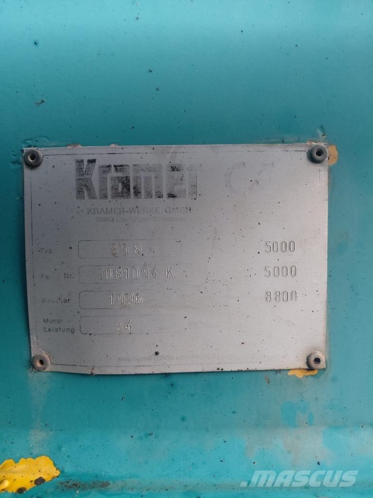 Kramer 808 Wheeled excavators