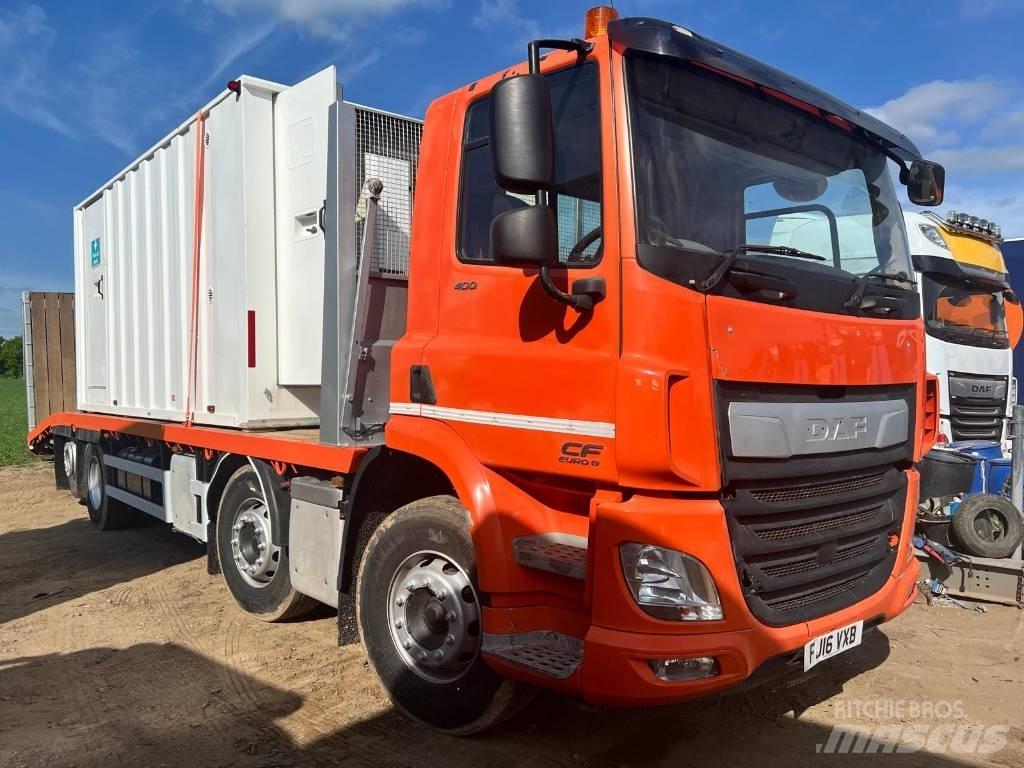 DAF CF 400 Beavertail Flatbed / winch trucks