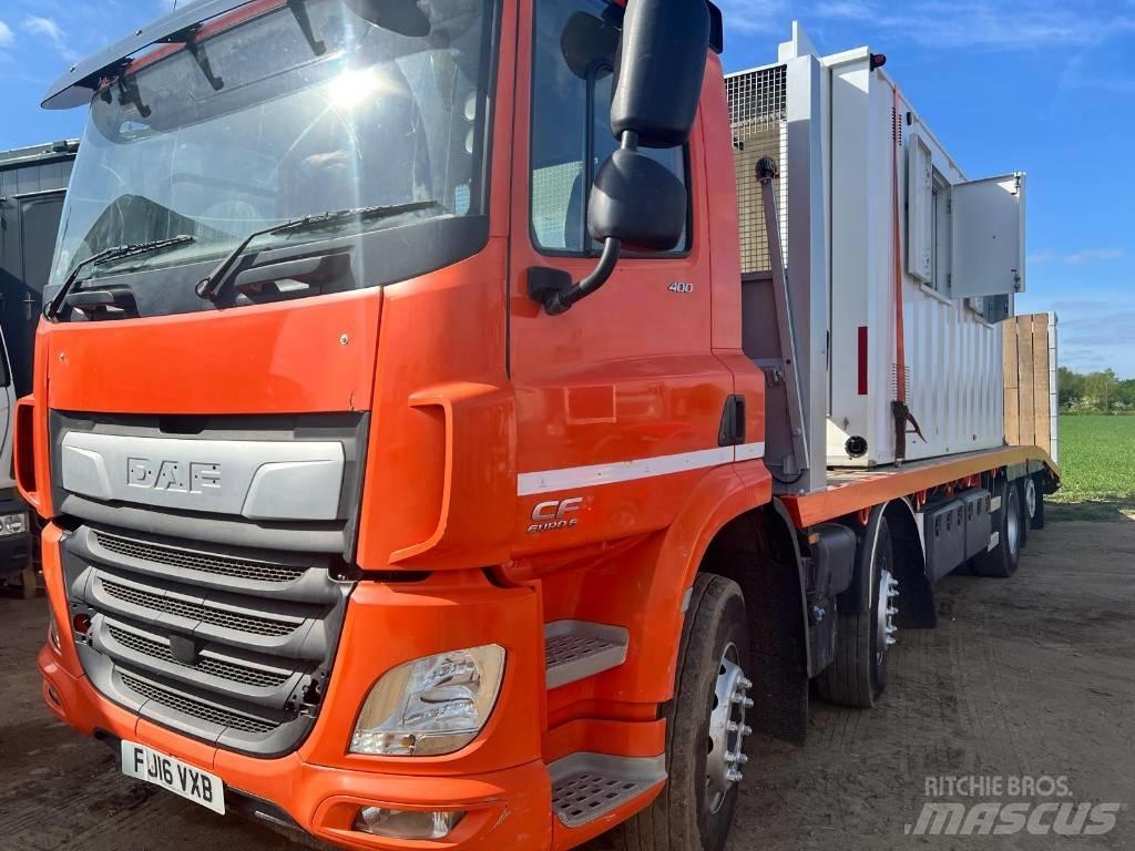 DAF CF 400 Beavertail Flatbed / winch trucks