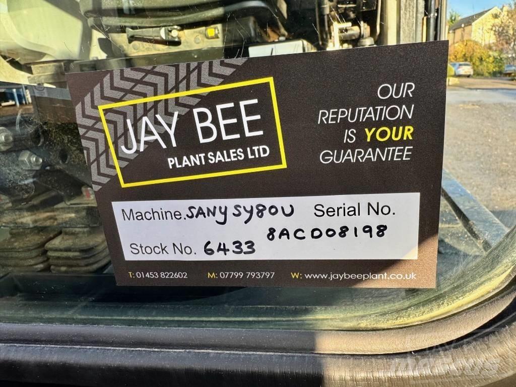 Sany SY 80 U Mini excavators < 7t (Mini diggers)