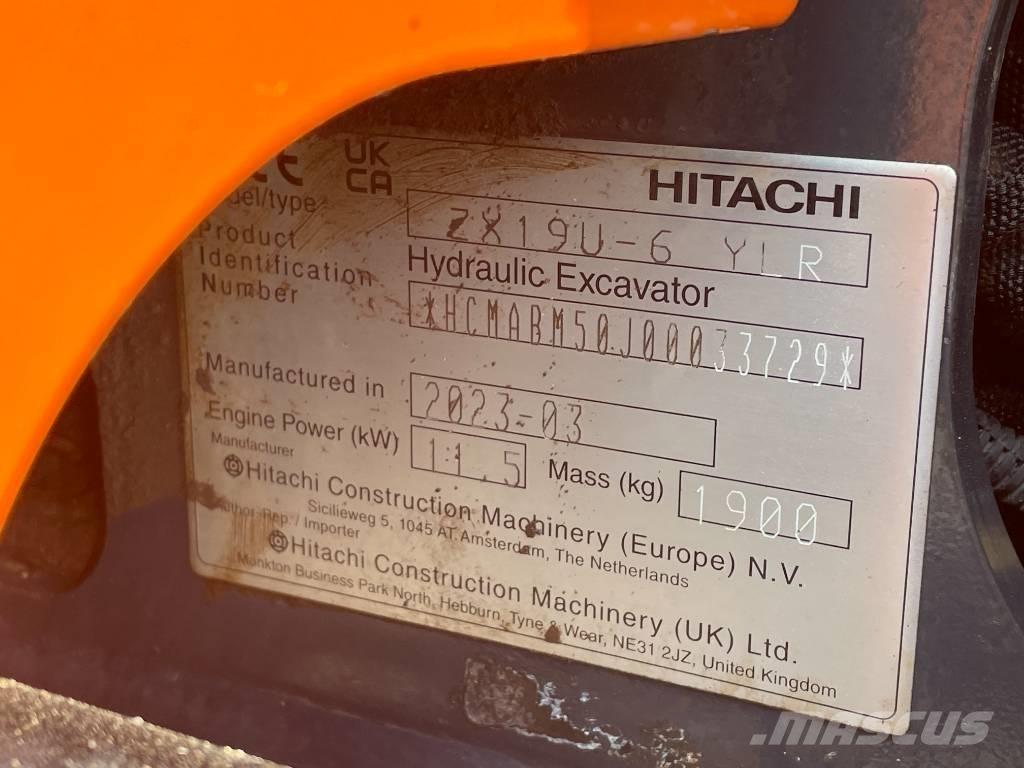 Hitachi ZX 19 U-6 Mini excavators < 7t (Mini diggers)