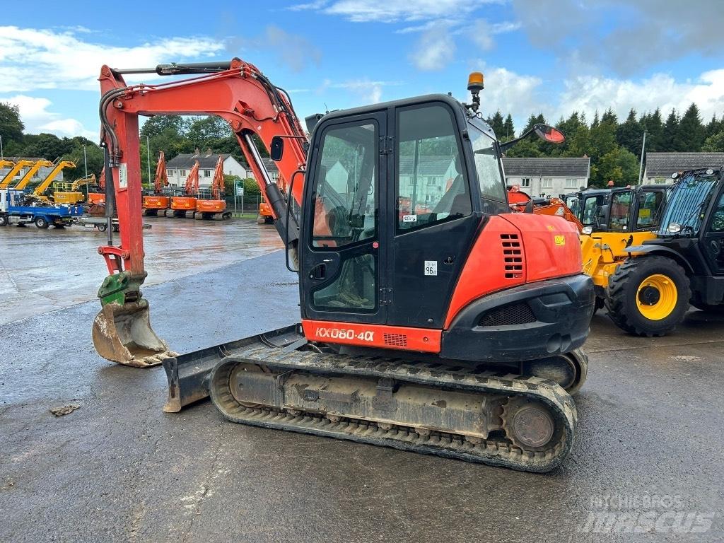 Kubota KX080-4 Midi excavators  7t - 12t