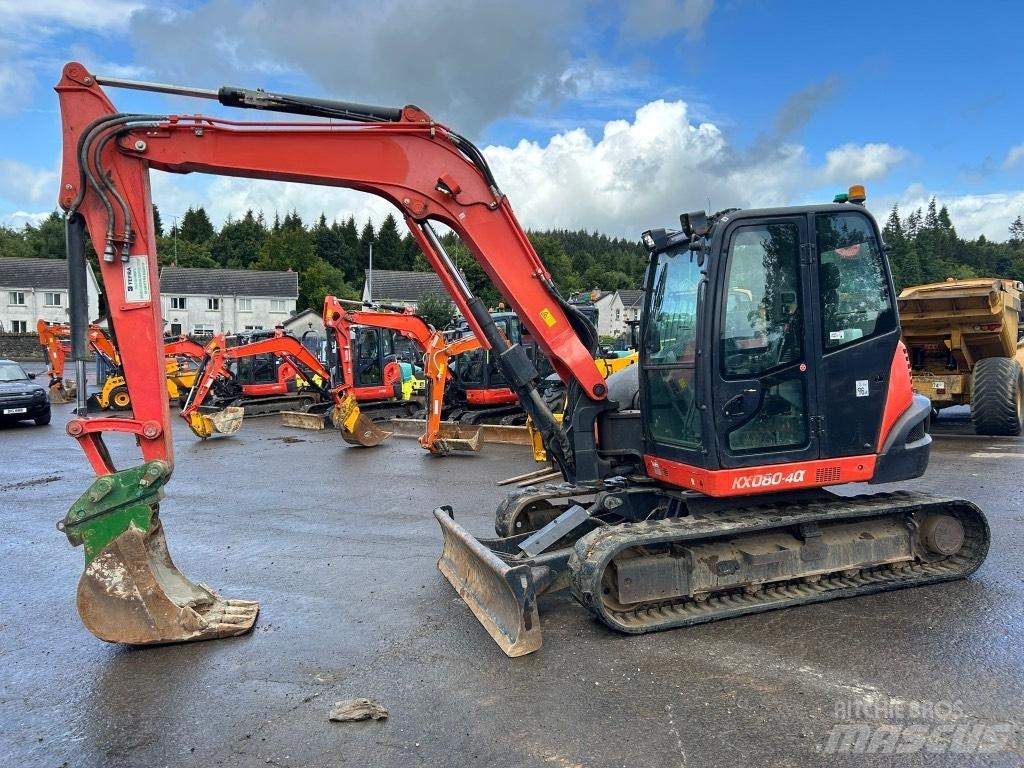 Kubota KX080-4 Midi excavators  7t - 12t