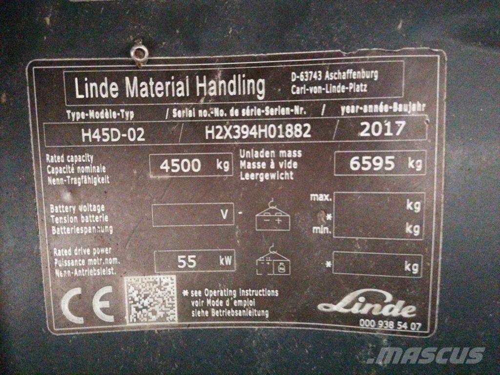 Linde H45D-02 Diesel trucks
