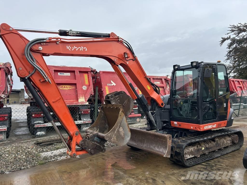 Kubota KX 080-4 Midi excavators  7t - 12t