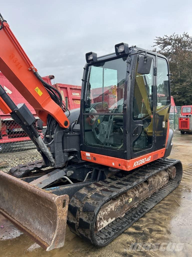 Kubota KX 080-4 Midi excavators  7t - 12t
